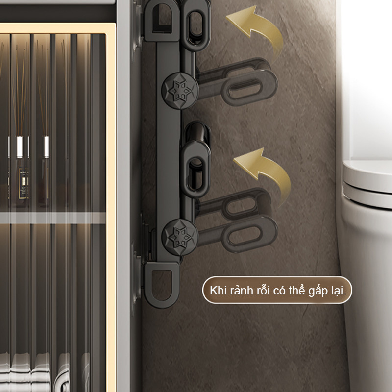 KỆ GIÀY TREO TƯỜNG - GẬP GỌN, KHÔNG ĐỤC LỖ - Dễ Lắp, Tiết Kiệm Không Gian