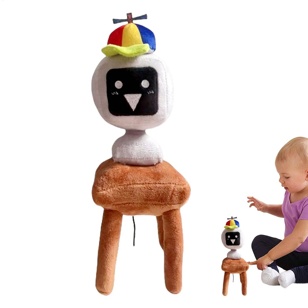 For sprunki tv person plush doll TV Man Stuffy 9.84 Inches TV Man Doll Toy Cute Rhythm Box Plush Huggable Music sonlekvn
