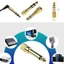 Đầu Chuyển Đổi Cổng 1/4" 6.5 mm Sang 3.5mm 1/8 6.35 Sang Jack Cắm 3.5 Tiện Dụng Cho Micro