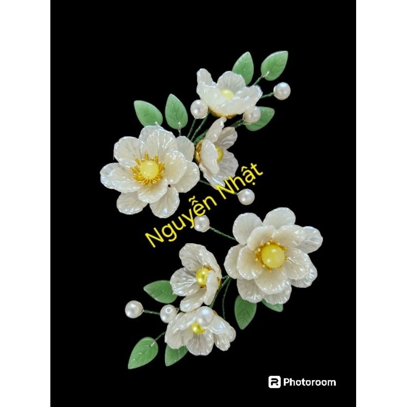 (1 cặp) cài đá hầu đồng làm phụ kiện cho mấn xếp hầu đồng được làm từ các loại đá cao cấp lấp lánh
