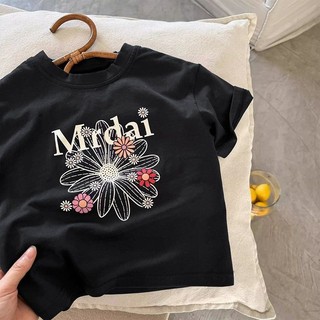 Mùa Hè Cotton Nguyên Chất Bé Gái Bé Trai Áo Thun Tay Ngắn Màu Xám Hoạt Hình Chó In Hình Thời Trang Cho Bé Cổ Tròn