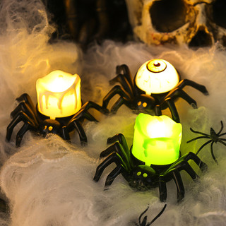Trang trí kinh dị Halloween Spider Web - Bộ mạng nhện nhân tạo thực tế - Đạo cụ ngôi nhà ma ám & Phụ kiện cảnh tiệc tại nhà