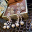 Hàn Quốc Ngọc Trai Sang Trọng Dài Zircon Tinh Tế Phong Cách Mới Sang Trọng Bông Tai Bán Buôn