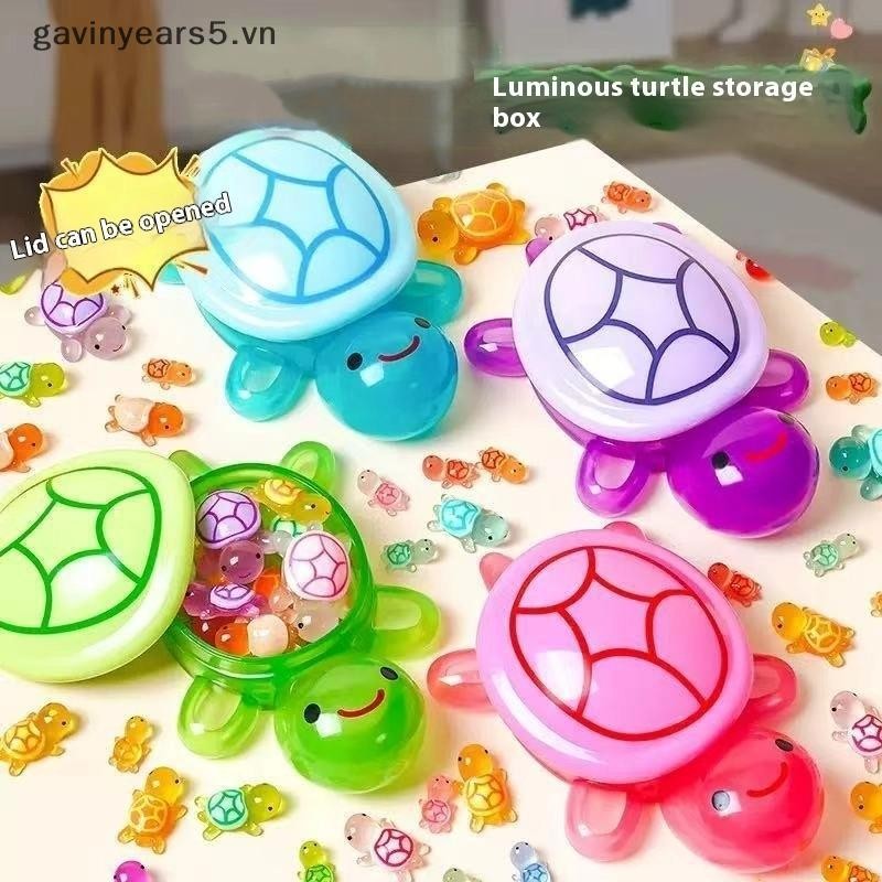 # gavin # 1 Rùa lớn phát sáng ban đêm + Các bức tượng rùa phát sáng bằng nhựa Thủ công phát sáng Rùa lưu trữ Trang trí cảnh quan Máy tính để bàn.