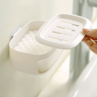Hộp đựng xà phòng treo tường Hộp đựng xà phòng thoát nước hai lớp Giá đựng xà phòng không đục lỗ Fa