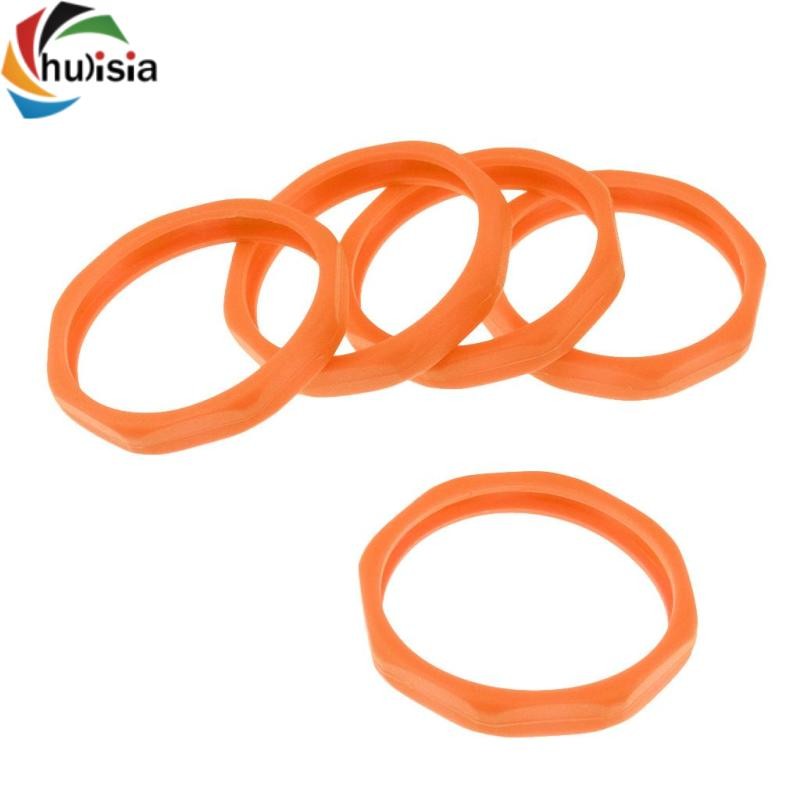 chulisia 5 Chiếc Micro Chống Trơn Trượt Vòng Bảo Vệ Mic Vòng Silicon