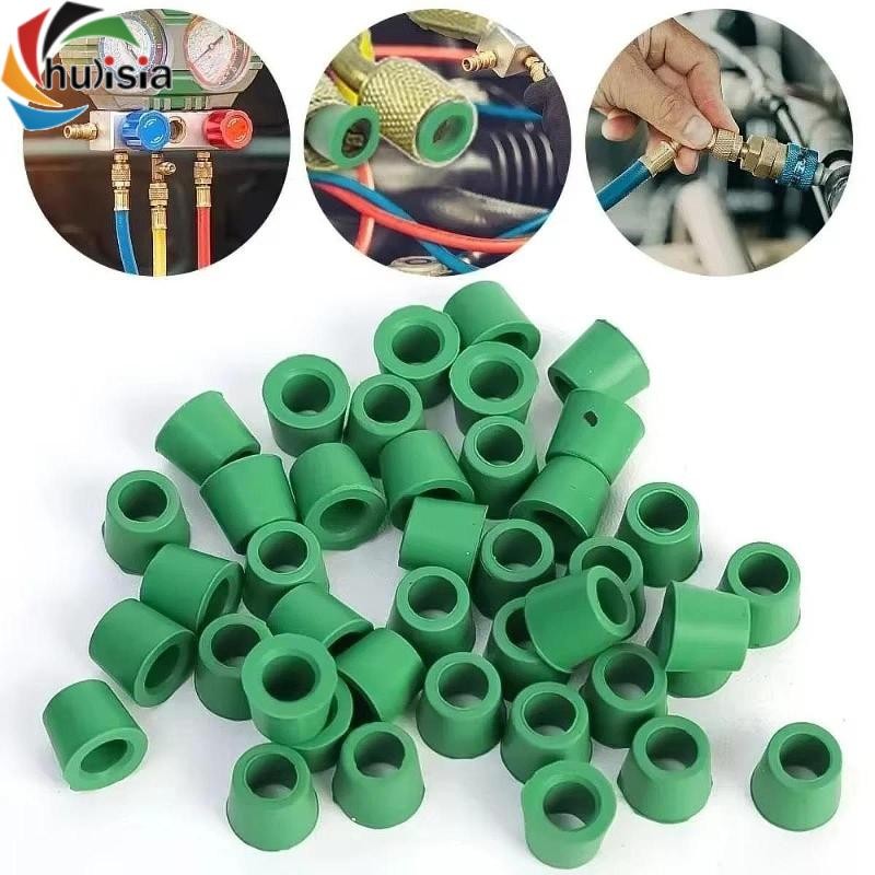 chulisia 50x Ống sạc điều hòa không khí Vòng đệm cao su 8mmx9mm để làm lạnh