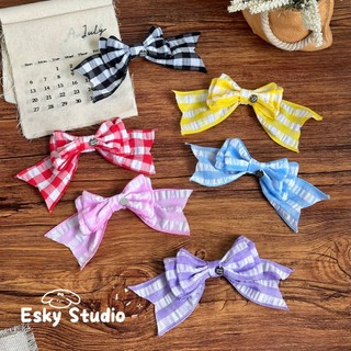 Handmade 3D Nơ Lớn Kẹp Tóc Thú Cưng Nhẹ BB Kẹp Cho Maltese Yorkie Chụp Ảnh Phụ Kiện Tóc