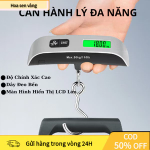 【24H】Cân Điện Tử Cầm Tay 50Kg – Cân Treo Mini Du Lịch, Dễ Mang Theo, Đo Chuẩn Từng Gram