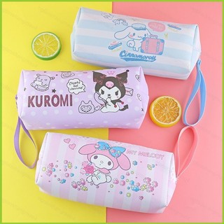 YT4 Sanrio Kuromi mymelody Cinnamoroll Vỏ bút chì hoạt hình dễ thương dung lượng lớn bút sinh viên lưu trữ hộp văn phòng phẩm