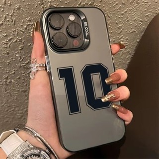Lucky Numbers 10 7 Vỏ Bóng Đá Tương Thích Cho Xiaomi 14T Pro Poco F7 Pro X7 Pro C71 C61 C75 M7 M6 Pro Tranh Phong Cảnh Ốp Điện Thoại Cứng