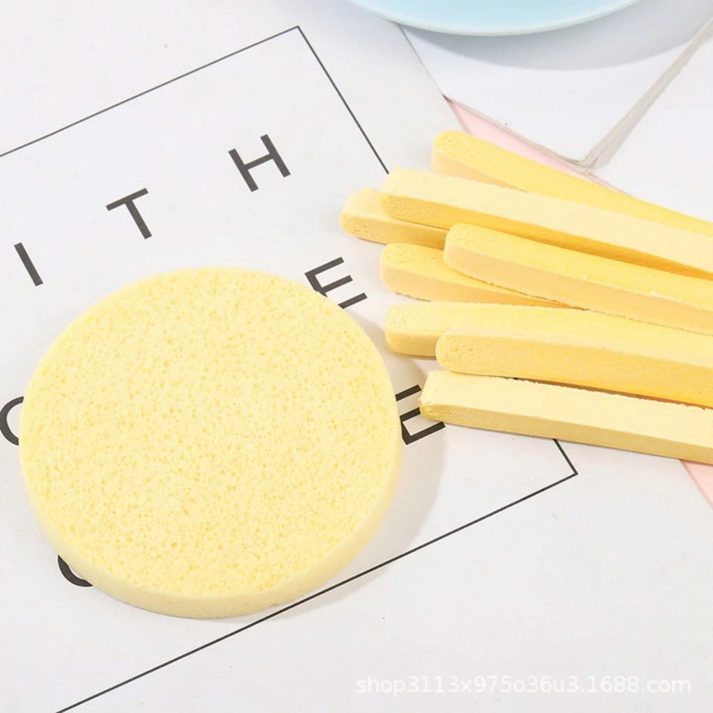 Set 12 Bông Nở Rửa Mặt Bọt Biển Tiện Dụng An Toàn, Sạch Sẽ DT053