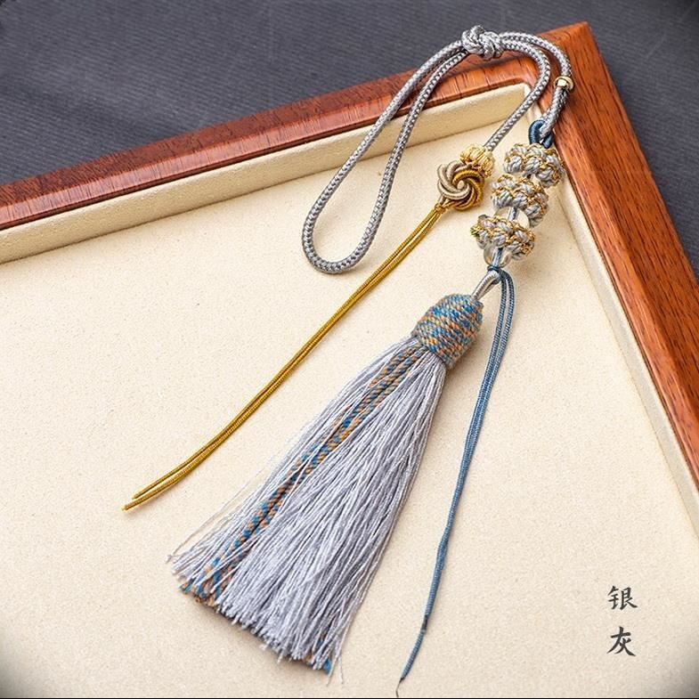 ✨Tự Làm Tay Cầm Dây Trang Sức Mandala Sen Ghế Dệt Tay Trung Quốc Thắt Lưng Xe Tua Rua Phụ Kiện Dây 25.8.19