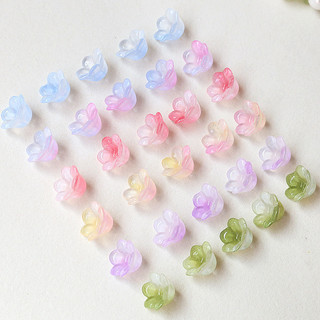 Kính Lily Của Thung lũng Hoa Cổ Tích Vẻ Đẹp Chuyển Đổi Nhiều Màu Sắc Mũ Hoa Tự Làm Handmade Trang Sức Mặt Dây Chuyền Bông Tai Vòng Cổ Chất Liệu Đính Hạt
