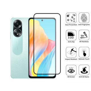 Oppo A58 4G 2 Chiếc Kính Cường Lực Bảo Vệ Màn Hình Cho OPPO A3 Pro A79 5G A60 A58 A78 A18 A38 4G 9D Kính Bảo Vệ
