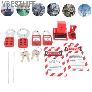VBESTLIFE Lockout Tagout Kit Khóa điện đa chức năng thực tế cho khóa