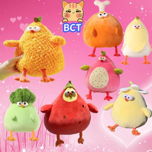 Bct Dundun Gà Sang Trọng Đồ Chơi Trái Cây Gà Dưa Hấu Dâu Cam Gà Chân Gà 2 Trong 1 Gối Dễ Thương Mô Phỏng Động Vật Quà Tặng Mềm Cho Sinh Nhật Trẻ Em