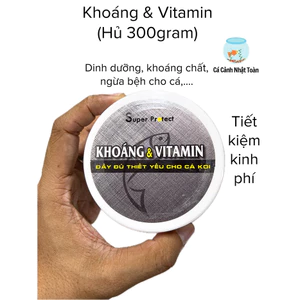 Khoáng chất & Vitamin cho cá Koi hủ 300gr Super Project (Hủ 300gram)