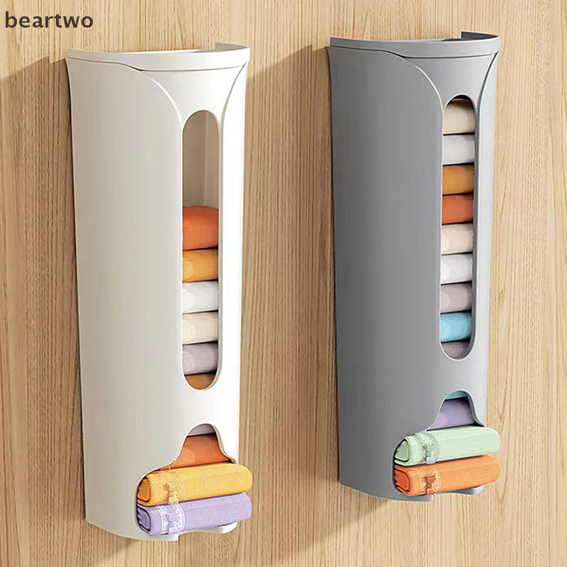 < Beartwo > Túi Nhựa Bảo Quản Tủ Quần Áo Treo Tường Tổ Chức Túi Đựng Rác Hộp Bảo Quản Nhà Bếp Túi Nhựa Phụ Kiện Nhà Bếp Đẹp