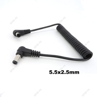1m DC nam sang nam bên phải Đầu nối lò xo thiên thần 5,5mm x 2,1mm Cắm thẳng Cáp sạc nguồn 5,5 x 2,5 mm Dây nối dài F @ 2VN