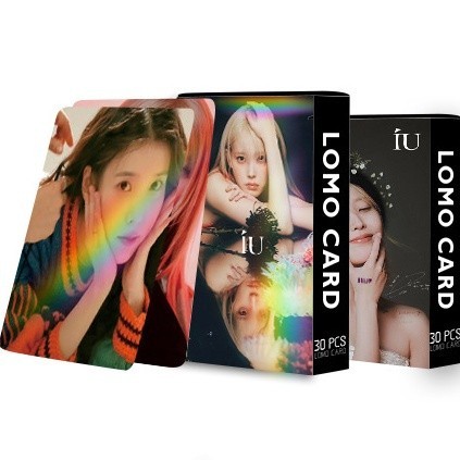 30 Cái / hộp IU Photocards Laser Holographic HEREH World Tour Concert blueming Lomo Cards the Winner Kpop Hologram Bưu Thiếp YM