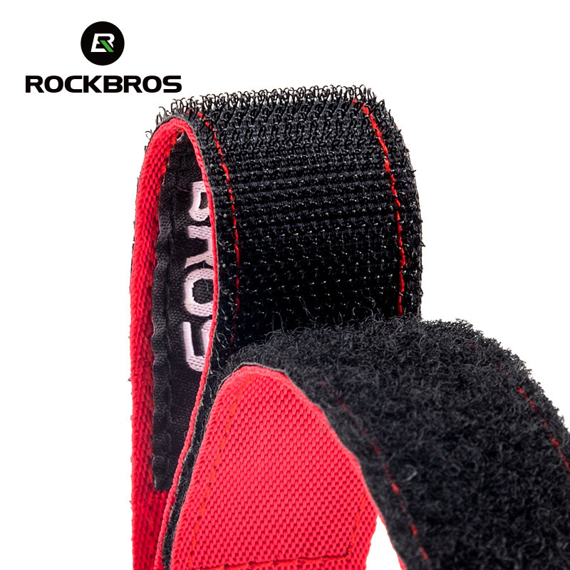 Rockbros Có Thể Gập Lại Xe Đạp Dây Cố Định Velcro Tiện Lợi Bền Xe Đạp Dây Đeo Quần Chặt Chân Dây Phụ Kiện Xe Đạp