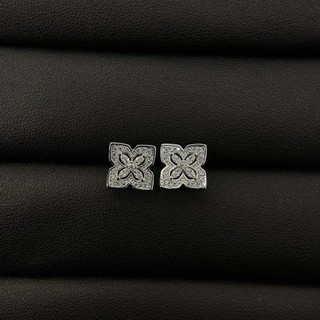 Bông tai dáng nụ hoa vuông size 10.5mm
