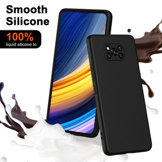 Dành Cho Xiaomi POCO X3 NFC / X3 Pro Ốp Lưng Silicon Lỏng Nâng Cấp Có Cạnh Vuông Bảo Vệ Camera Mềm Chống Trầy Xước Lớp Lót Microfiber Chống Sốc Mỏng Vỏ