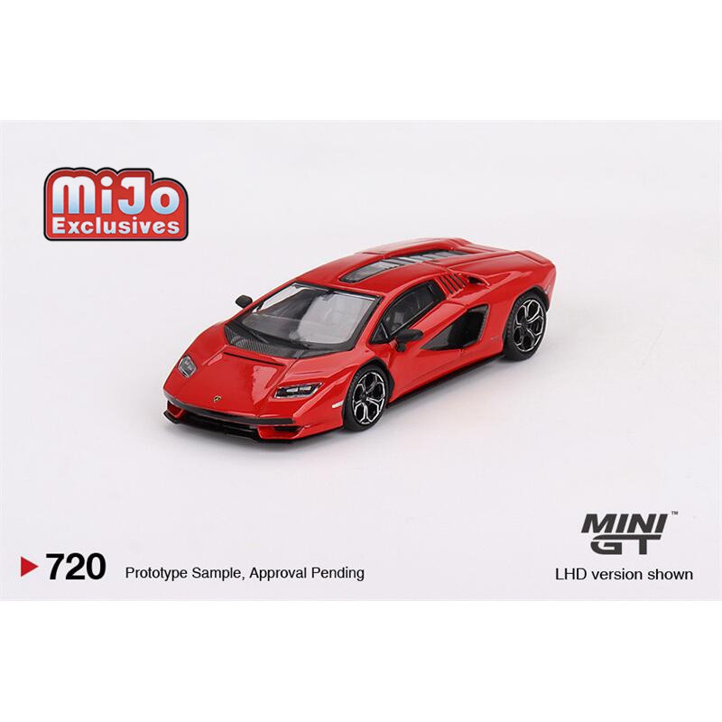 Mini GT Mijo 1: 64 Lambo Countach LPI 800-4 Rosso Mars Diecast Model ...