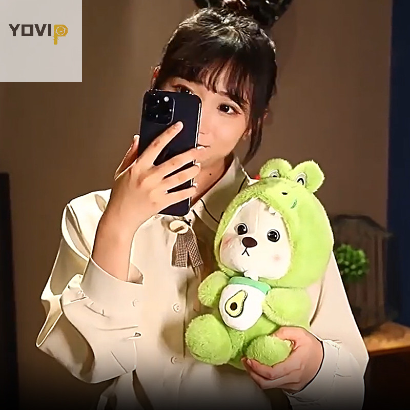 Yovip Crossdressing Capibara / Búp bê gấu trúc Đồ chơi sang trọng Quà tặng cho trẻ em VN
