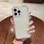 Tương Thích Cho iPhone 15 14 7 8 6 6s Plus 13 12 Mini 11 Pro XS Max XR X Vỏ Điện Thoại Dày Túi Khí Chống Sốc Hình Bầu Dục Dễ Thương Tròn Đơn Giản Trong Suốt Vỏ Mềm Ốp Lưng