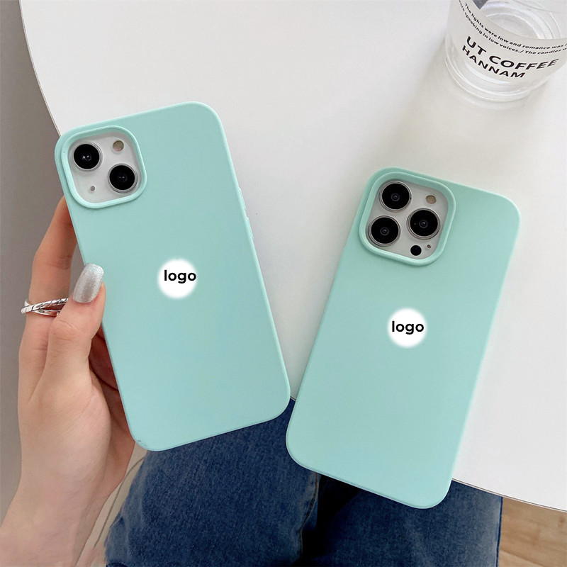 Ocean / Blue (Chất lượng cao) cho iPhone 17 / 16 / 15 / 14 / 13 / 12 / 11 / Pro Max Air mini Xs Max Xr 7 8 6s Plus SE Vỏ điện thoại silicon lỏng bảo hiểm toàn diện