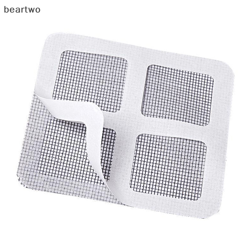 < Beartwo > 10 / 50 Chiếc Màn Hình Lọc Chống Chặn Tóc Bắt Thoát Nước Lọc Nhà Bếp Phòng Tắm Dùng Một Lần Sàn Thoát Nước Miếng Dán Chống Bụi Đẹp