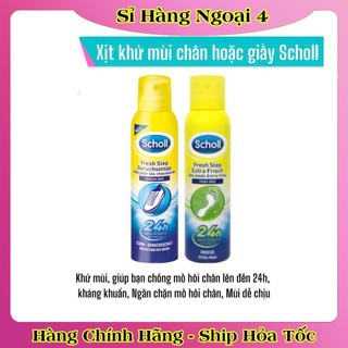 Xịt khử mùi hôi chân và giày Scholl – Nội địa Đức Đủ Bill