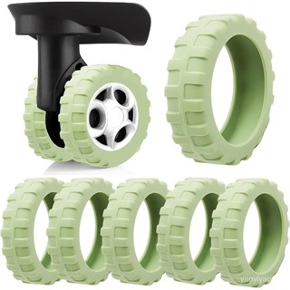 Premium Silicone Caster Wheel Covers - Noise Reduction, Silent Chair Casters, Luggage Wheel Protectors