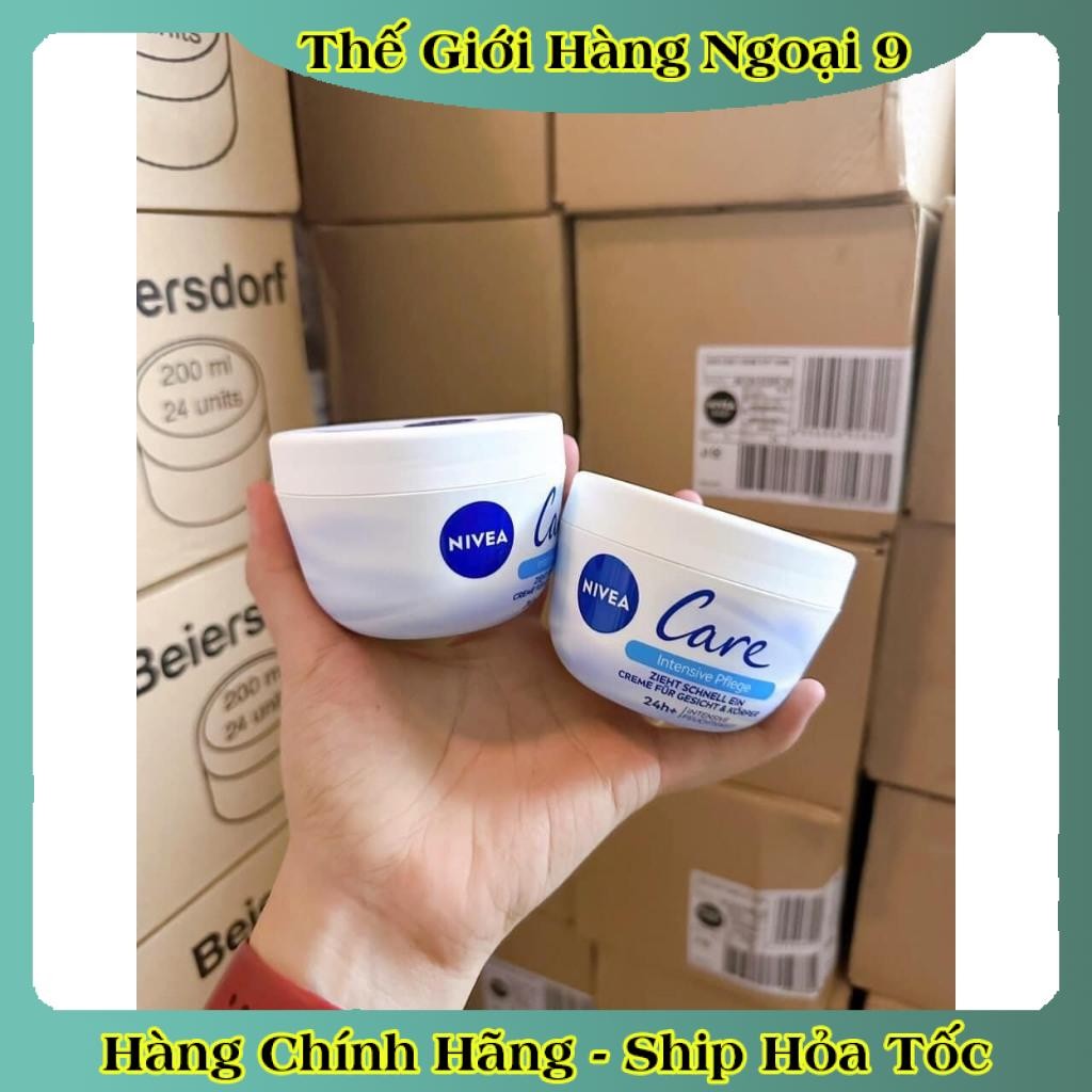 [auth] Kem dưỡng ẩm NIVEA CARE Đức - Siêu dưỡng ẩm chống khô da, chống nứt nẻ  🎀 [Hot]