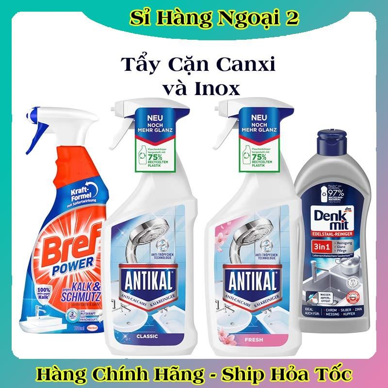 Chai xịt ANTIKAL ,DENKMIT,BEFT POWER, LAFUM Đức vệ sinh và chống ăn mòn Inox, tẩy cặn vòi rửa, vòi hoa sen