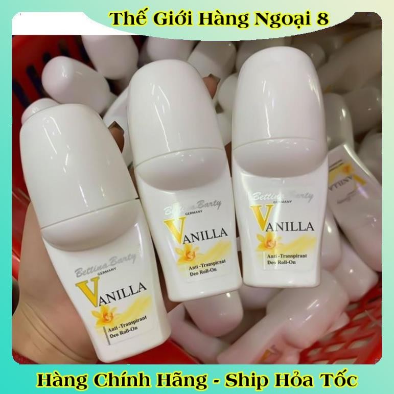 [auth] Lăn Khử Mùi Hương Nước Hoa Vanilla Bettina Barty Cho Nữ 50ml Của Đức [Hot]