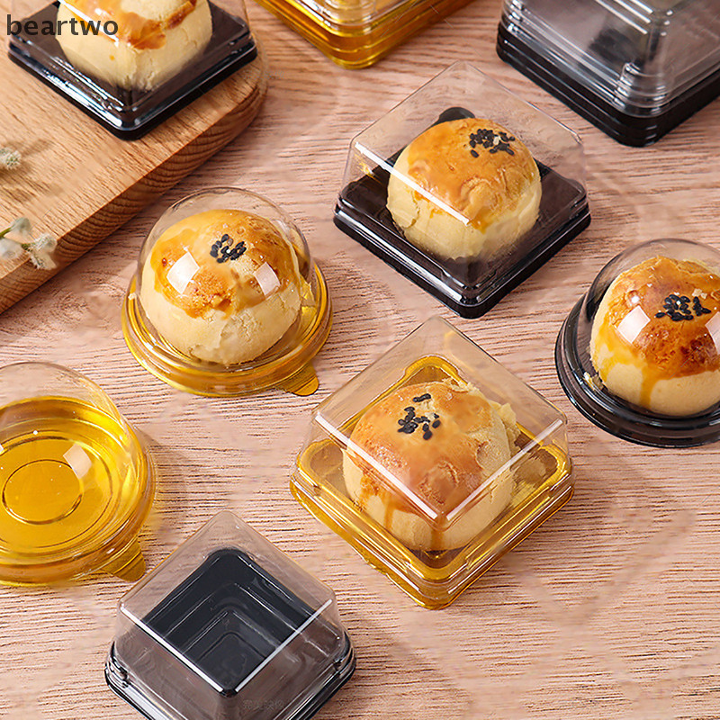 < Beartwo > 10 Chiếc Hộp Bánh Cupcake Nhựa Trong Suốt Muffin Pod Dome Muffin Hộp Đựng Cho Đám Cưới Sinh Nhật Món Tráng Miệng Nướng Đồ Trang Trí Đẹp