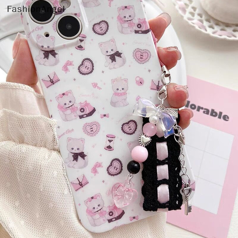 Fashionangel Thời Trang Sáng Tạo Handmade Ngọc Trai Hạt Nơ Dây Điện Thoại Mặt Dây Cung Ngôi Sao Móc Khóa Mặt Dây Chuyền Túi Mặt Dây Chuyền Trang Trí Quà Tặng
Móc khóa trái tim điện thoại Y2K