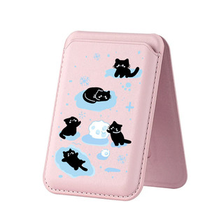 Cặp Đôi Mèo Đáng Yêu Phong Cách Ví Điện Thoại Cho iPhone 16 16promax 15 14 13 12 11 Pro Max Plus Bao Da Thẻ Điện Thoại Cho Ốp Lưng Bỏ Túi