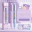 GREAT Panda Cherry Blossom String Pen, DIY Beads Press Gel Pen, Bút Sinh Viên Xóa Được Viết Văn Phòng Phẩm Bút Giải Nén