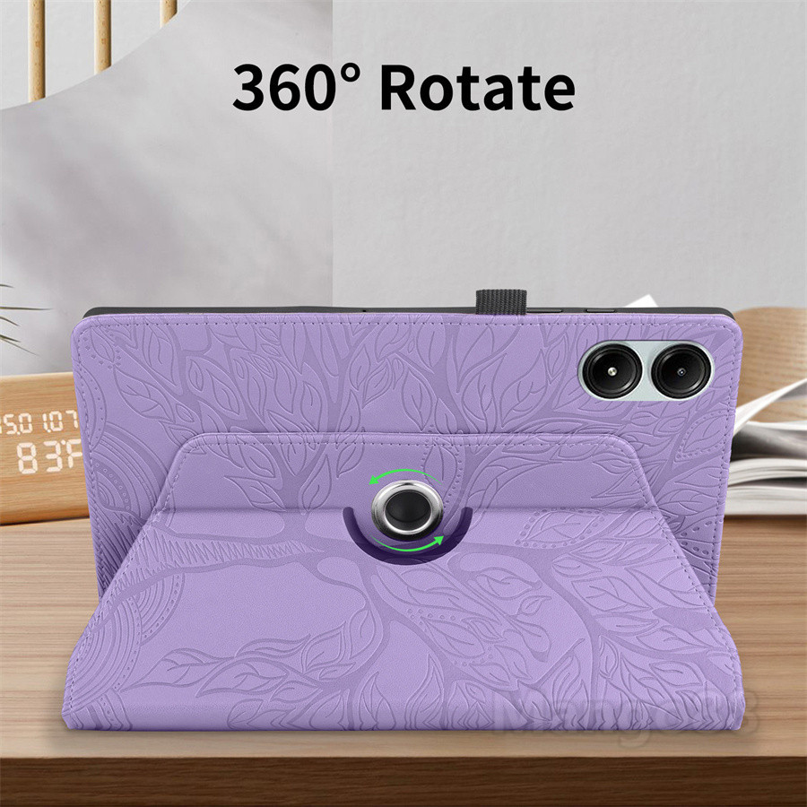 Ốp Lưng Cho Redmi Pad Pro 12.1 2024 Xiaomi Poco Pad 12.1inch Máy Tính Bảng Da PU TPU Bao Chống Sốc In An Toàn 360 Xoay Đứng Vỏ Phụ Kiện Bảo Vệ