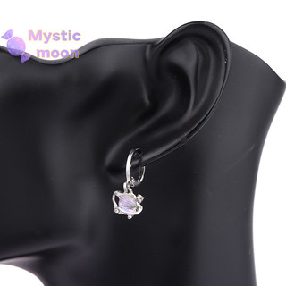 [Mystic] 6 CÁI SET Goth Punk Crystal Moon Cross Star Mặt dây chuyền Bông tai dành cho nam nữ Y2K Phụ kiện trang sức thẩm mỹ cổ điển [Mới]