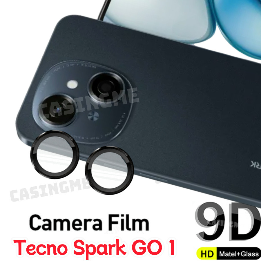 TECNO Spark Go 1 Bảo Vệ Ống Kính Máy Ảnh Kim Loại Vòng Dành Cho TECNO Spark Go 1 SparkGO1 GO1 2 GO 4G 5G 2024 Camera Kính Cường Lực Bảo Vệ