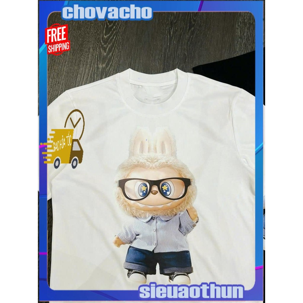 Áo thun Stee Cổ tròn LABUBU PIC 01 Localbrand ICVCVNI Unisex Menwear Cotton
