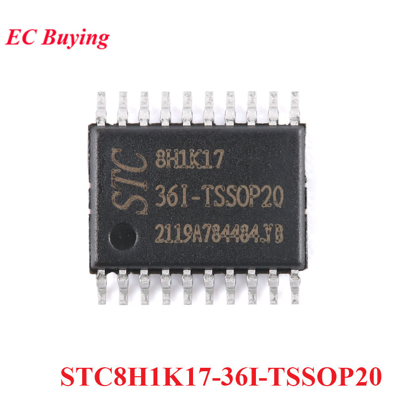 5 PC STC8H1K17 STC 8H1K17 STC8H1K17-36I-TSSOP20 STC8 1T 8051 Bộ vi xử ...