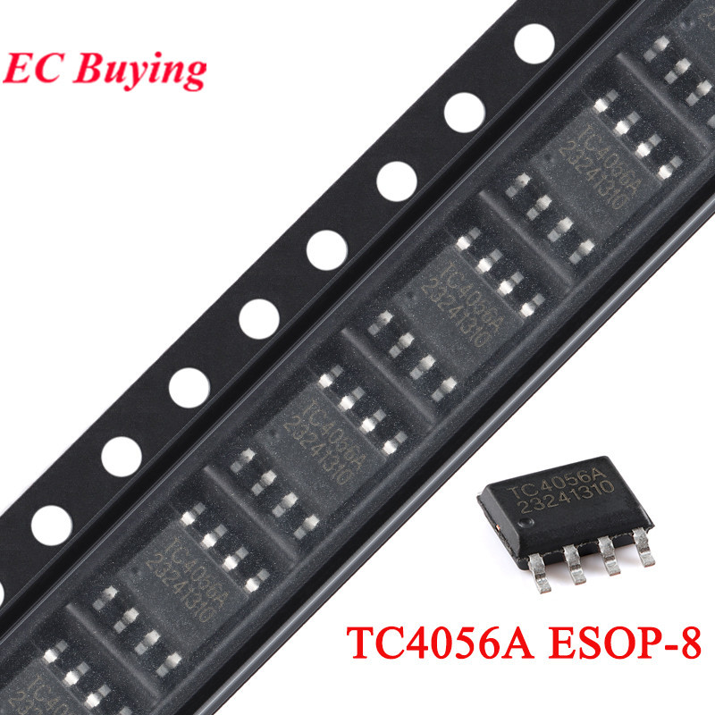 50 Cái / 10 Chiếc TC4056A ESOP-8 TC4056 4056 4056A SOP8 1A IC Sạc Pin ...