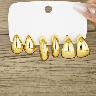 Marset Bộ 6 Bông Tai Quyến Rũ Giọt Nước Thời Trang Cho Fashionistas Trang Sức Handmade