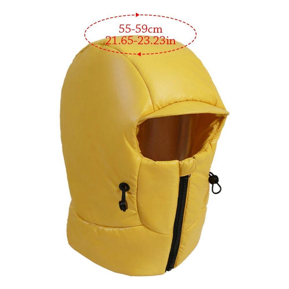 Mũ mùa đông THFENG dày chống gió, tích hợp mặt mũ lông ushanka, phù hợp cho nam và nữ
